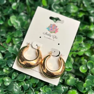 Chunky Hoop Earrings