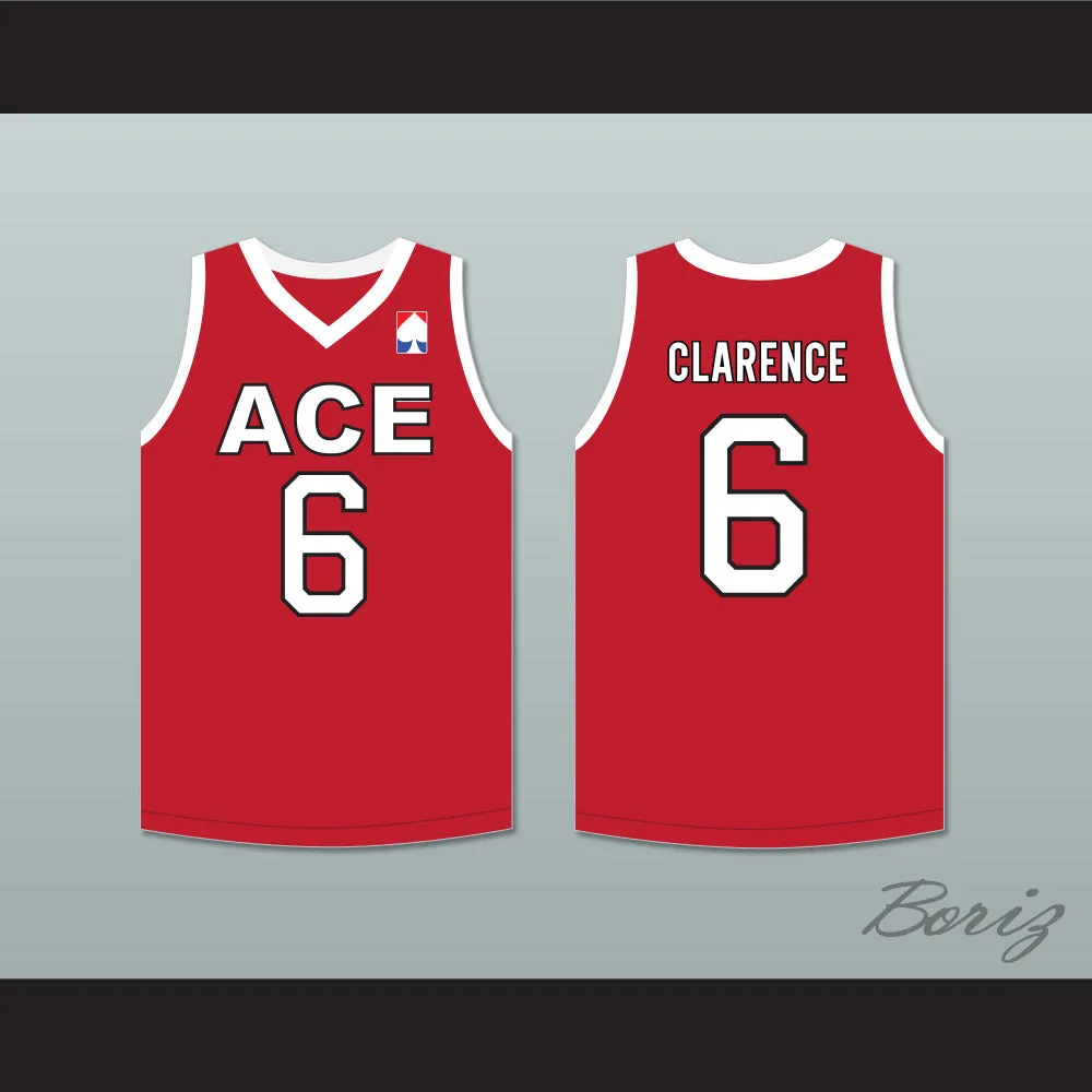 Clarence 6 ACE Family Charity Red Basketball Jersey