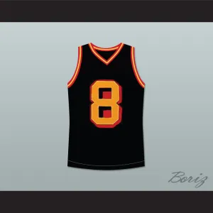 Clark Kent 8 Smallville Black Basketball Jersey