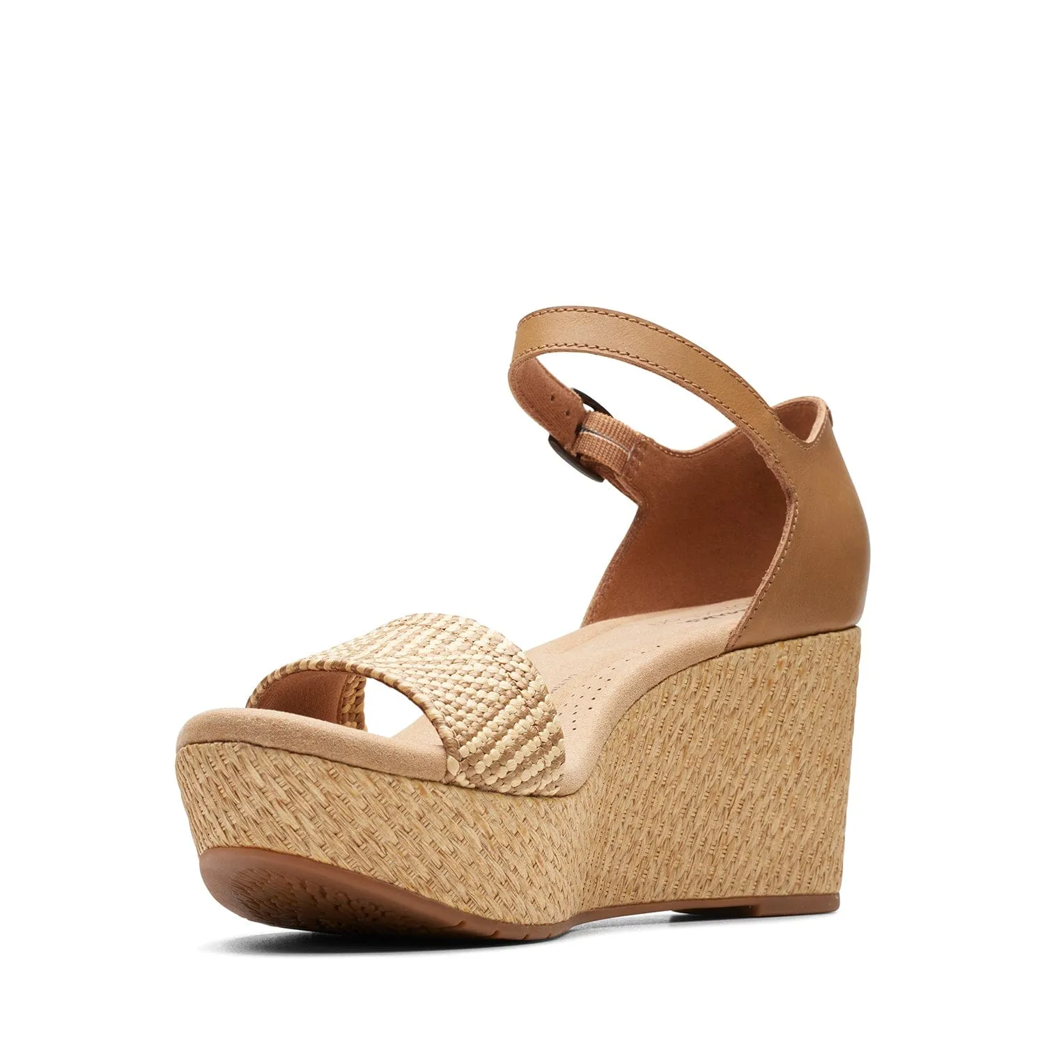 Clarks Rose Ease Sandals (Wide Fit)