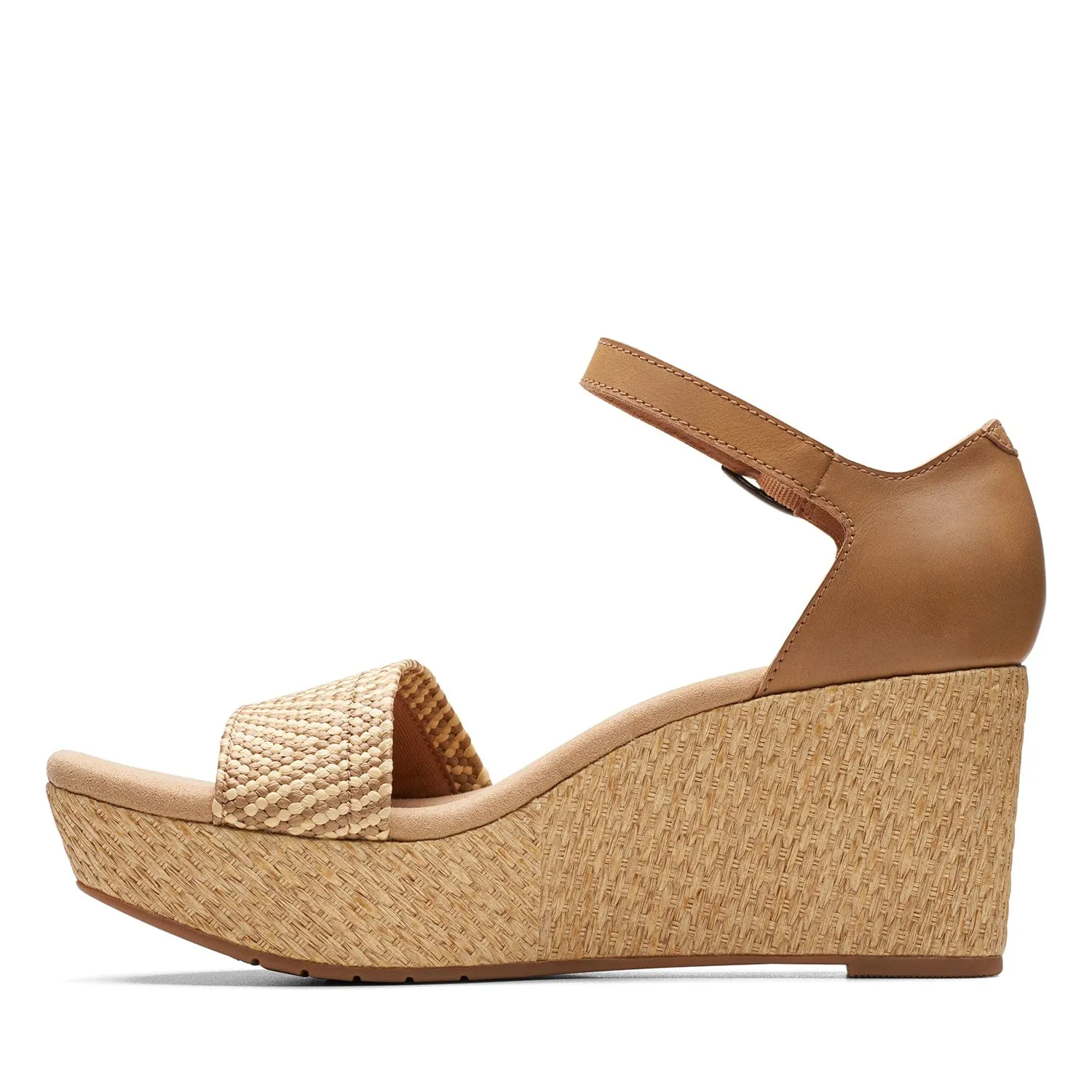 Clarks Rose Ease Sandals (Wide Fit)