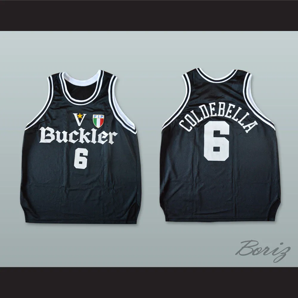 Claudio Coldebella 6 Virtus Bolonia Basketball Jersey