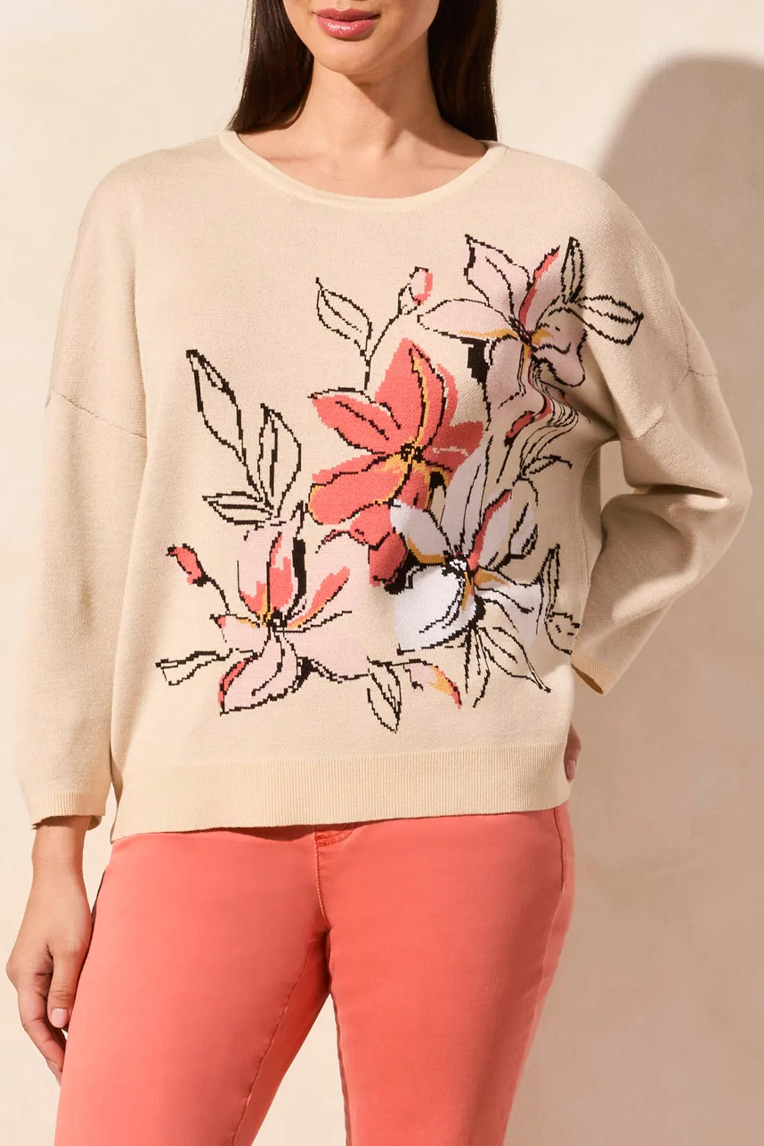 Cleo Floral Sweater