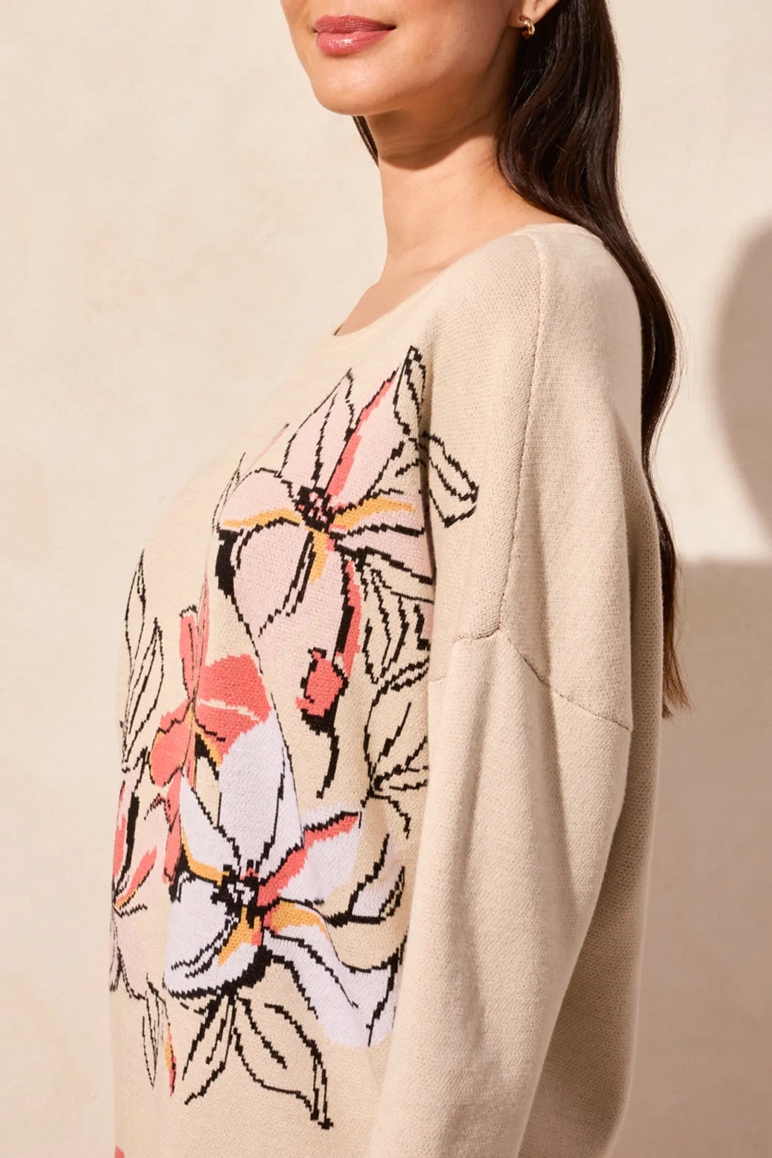 Cleo Floral Sweater