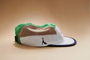 Club Cap - Camel, Green & Blue