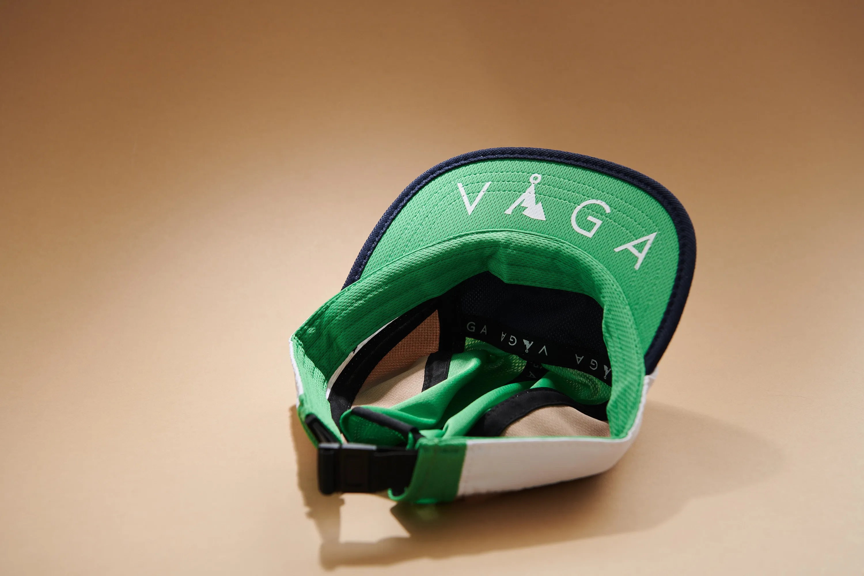 Club Cap - Camel, Green & Blue