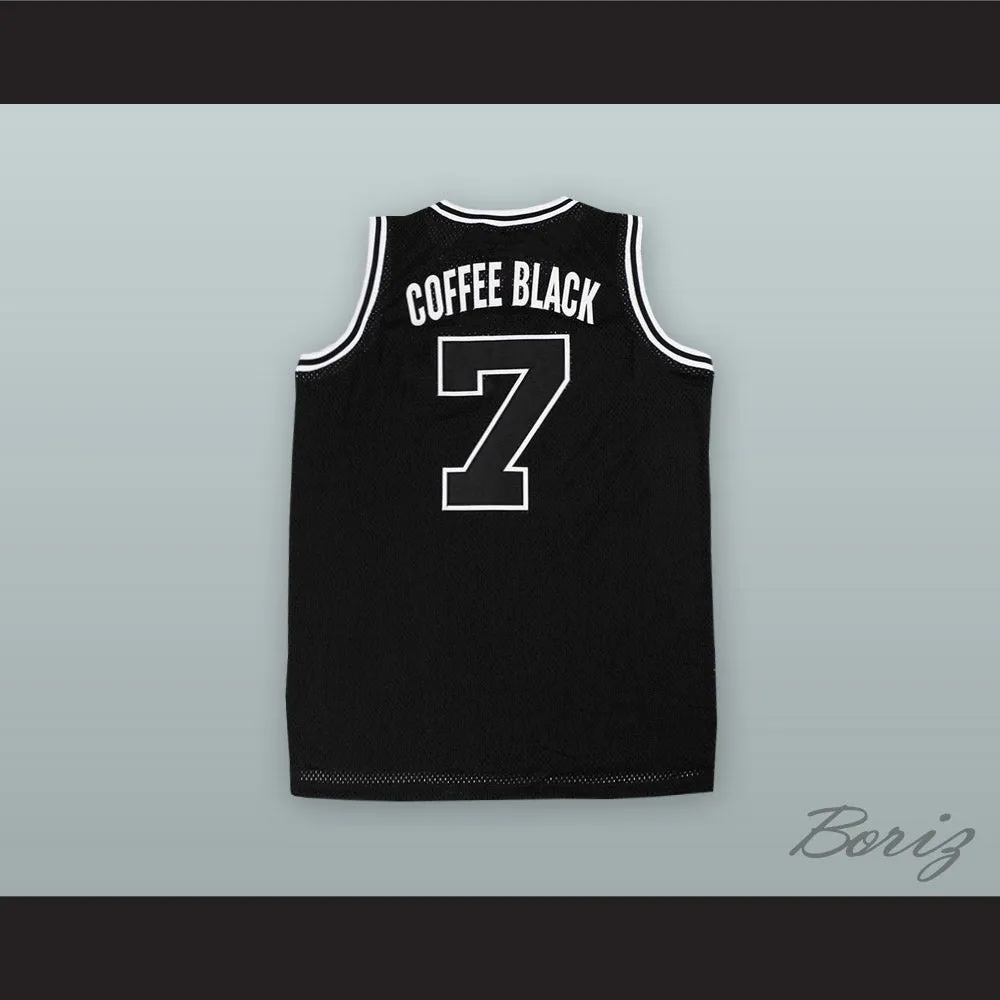 Coffee Black 7 San Antonio Basketball Jersey