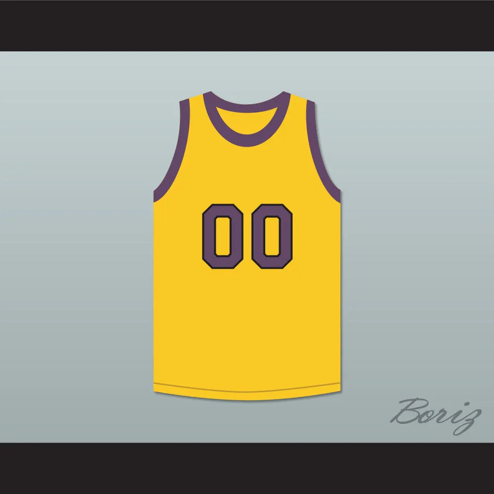 Cole Brown 00 Yellow Basketball Jersey Martin