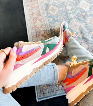 Color Block Chunky Sneakers- Multi