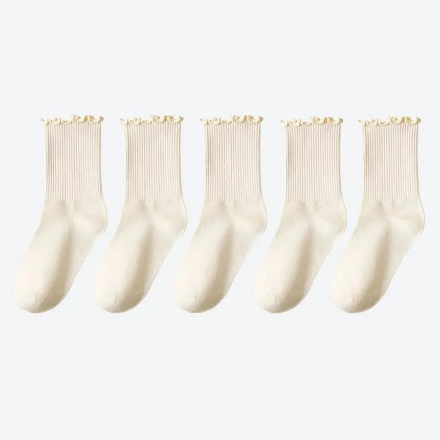 Comfortable Breathable Cotton Crew Socks