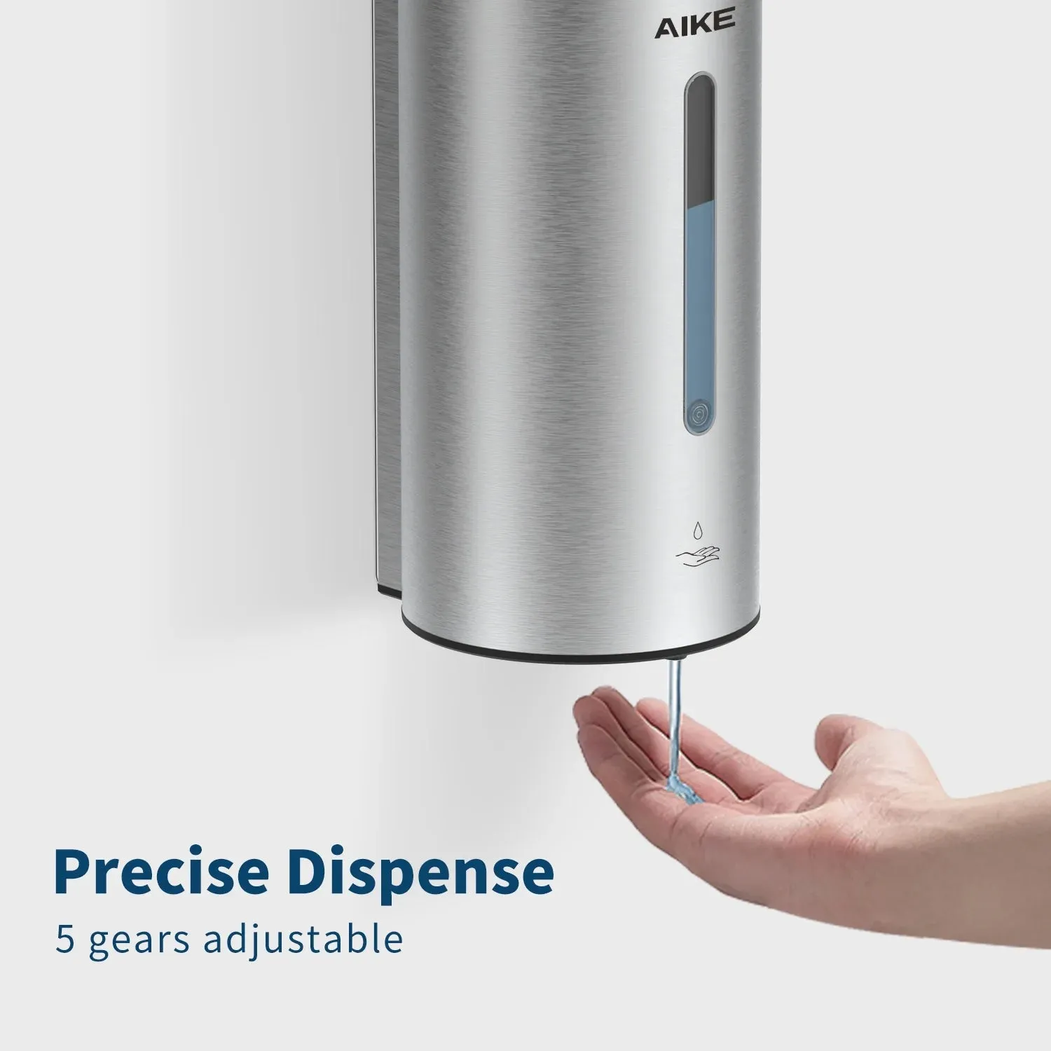 Commercial Automatic Soap Dispenser Capacity 24Oz Stainless Steel Model Ak1205S,Brushed Color