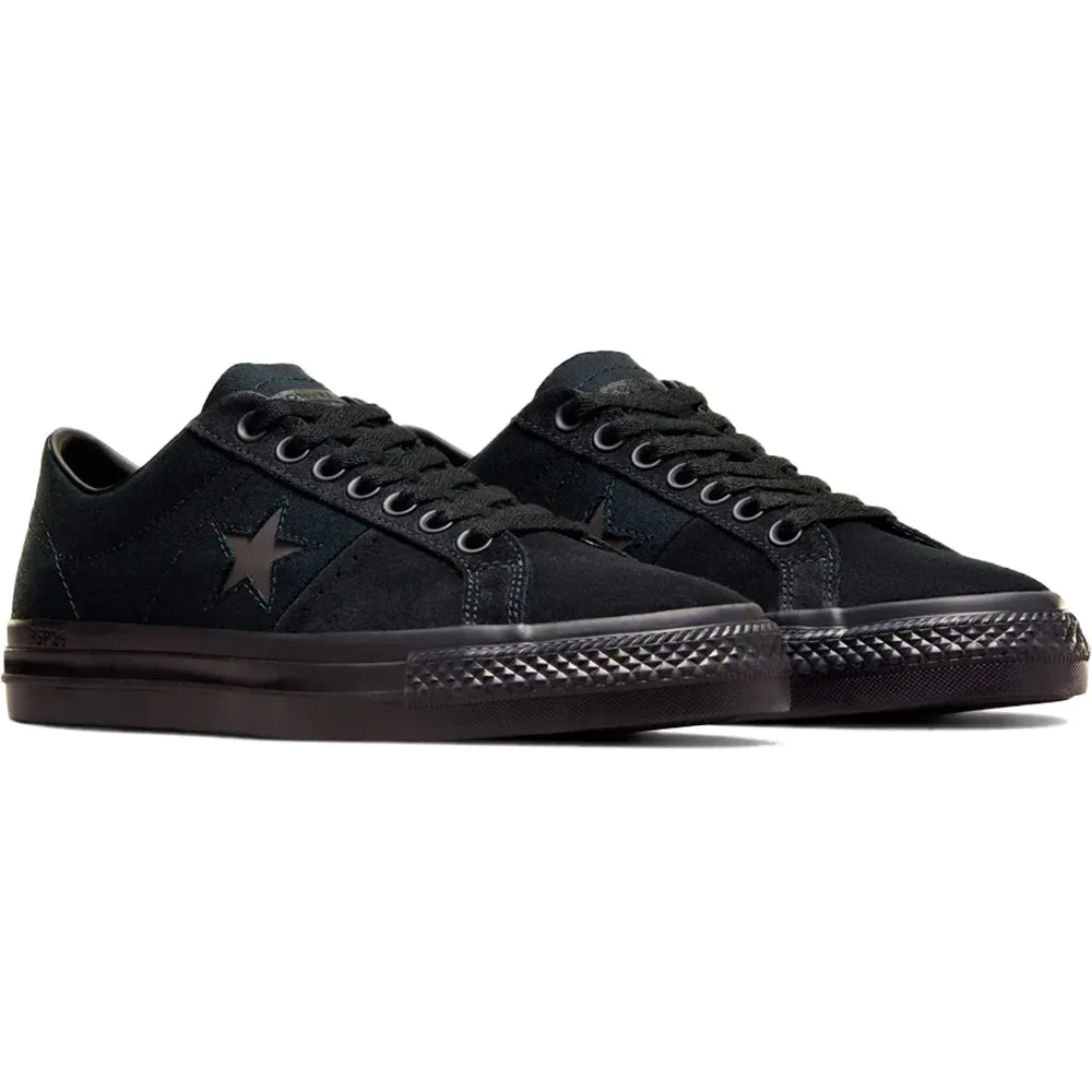 Converse CONS One Star Pro Ox Sean Greene Shoes Black/Black/Sap Green