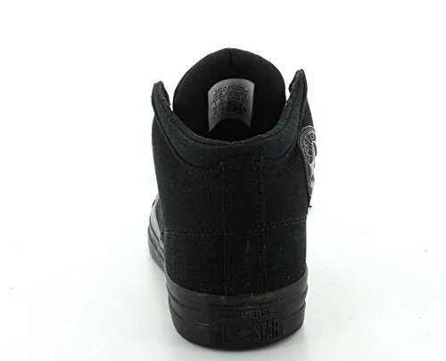 Converse Men's Street Canvas High Top Sneaker, Black/Black/Black, 13 M US