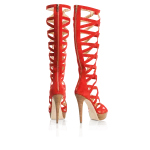 Courage - Platform - Wide Calf - Gladiator Boot