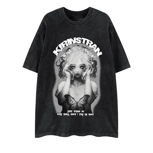 Crewneck vintage print TEE-D704 | Inspanda