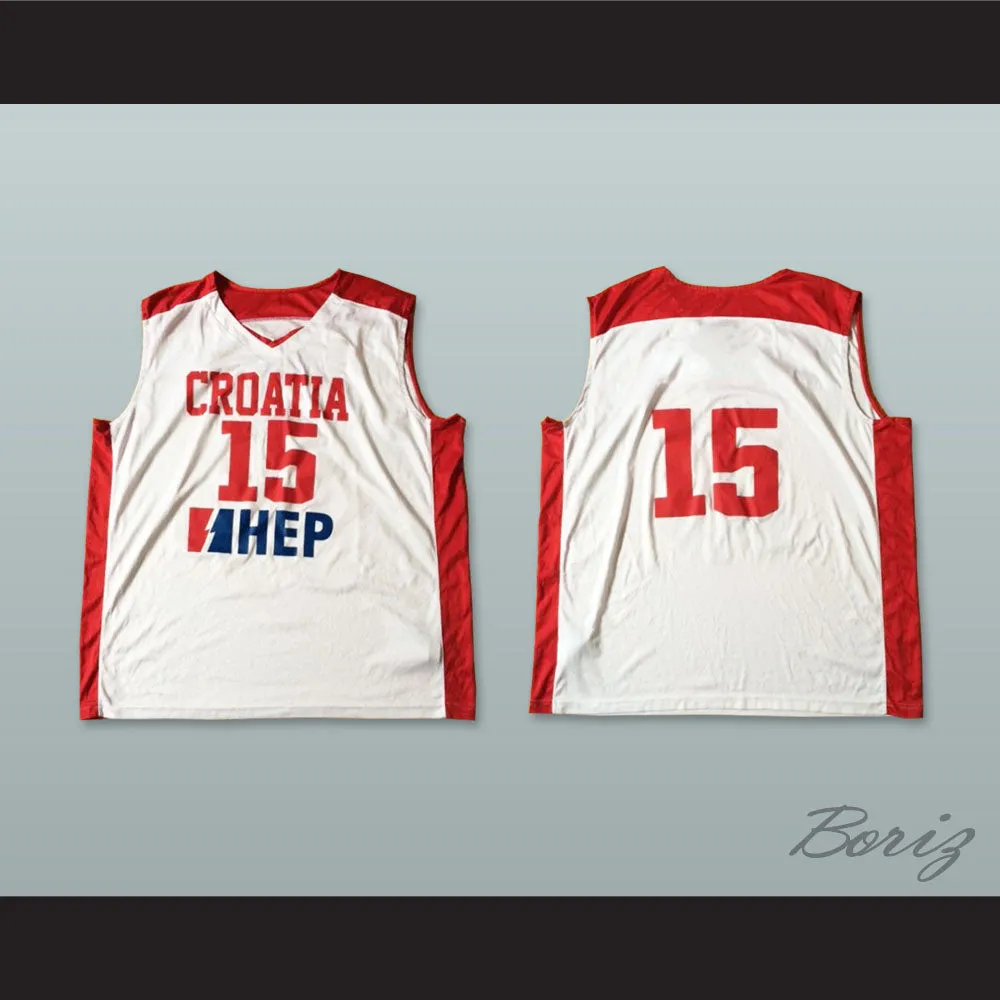 Croatia 15 National Team Basketball Jersey