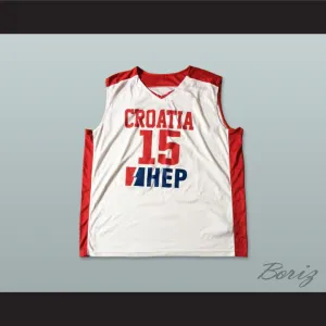 Croatia 15 National Team Basketball Jersey