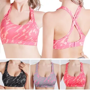 Cross strapped Sports Bra