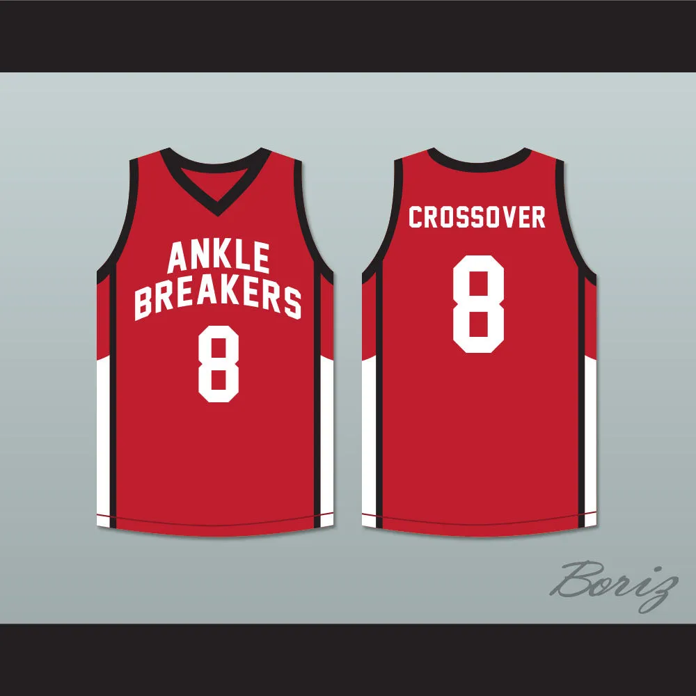 Crossover 8 Ankle Breakers Red Basketball Jersey