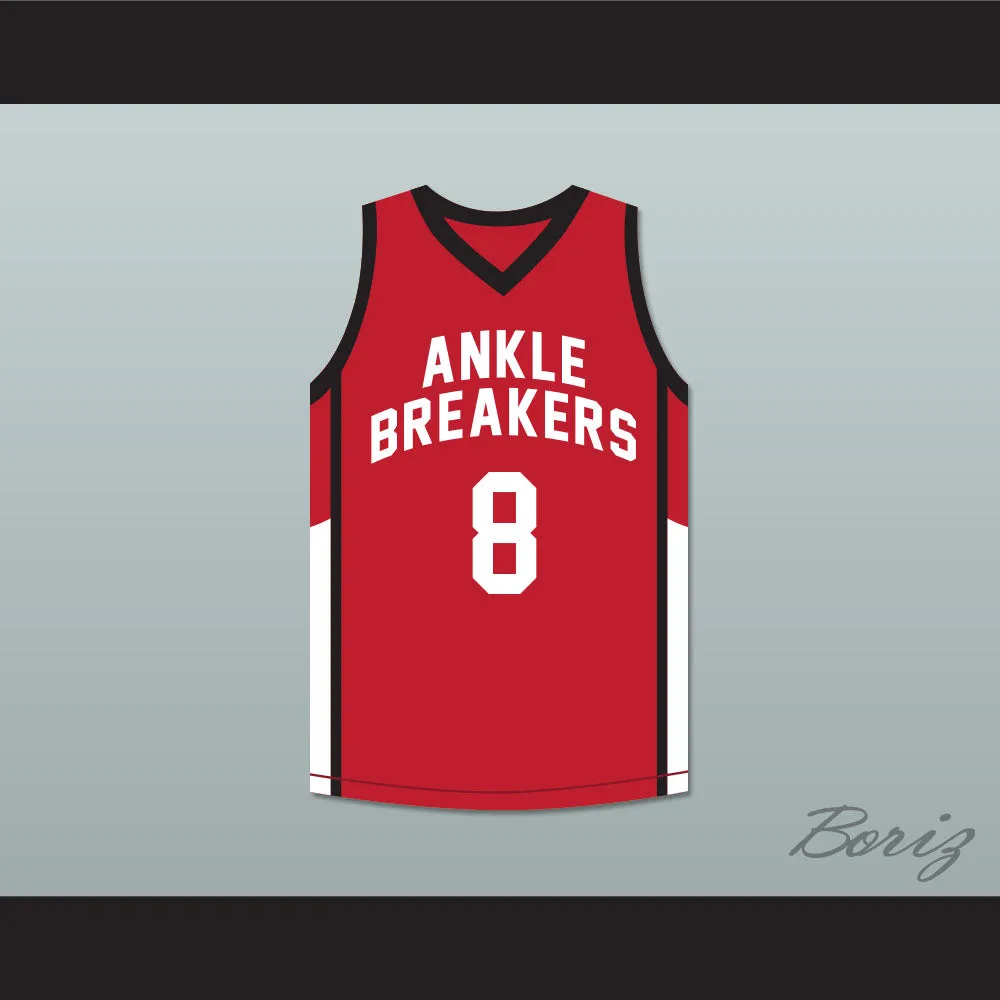 Crossover 8 Ankle Breakers Red Basketball Jersey