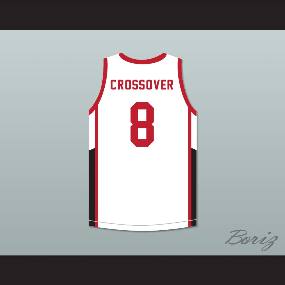 Crossover 8 Ankle Breakers White Basketball Jersey