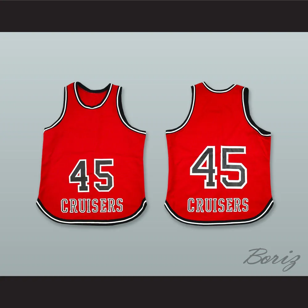 Cruisers 45 Red Basketball Jersey