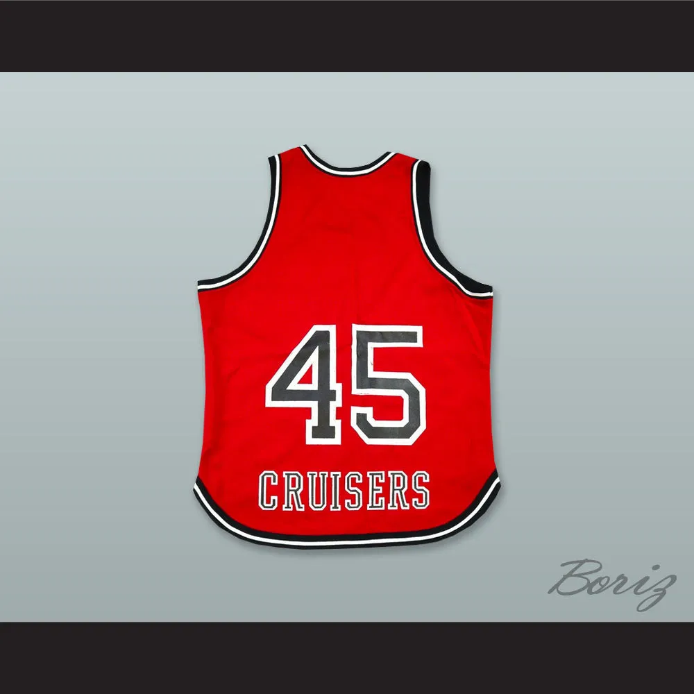 Cruisers 45 Red Basketball Jersey
