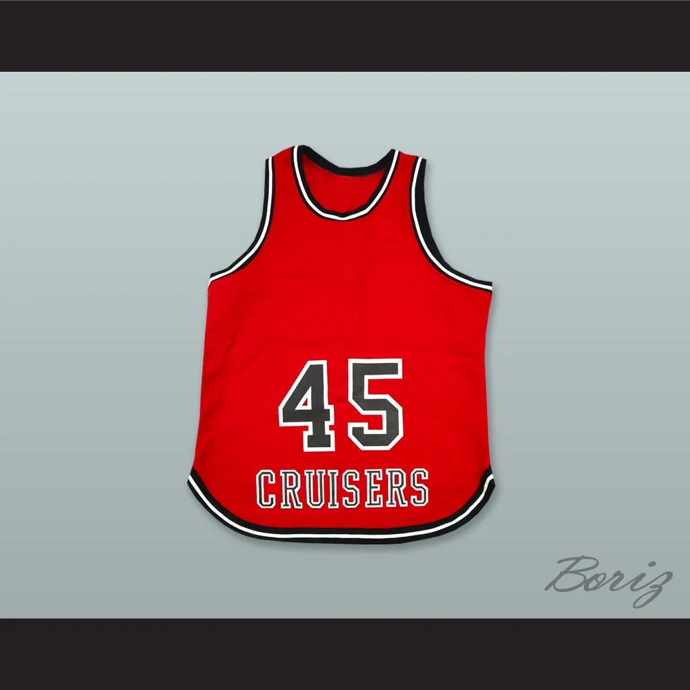 Cruisers 45 Red Basketball Jersey