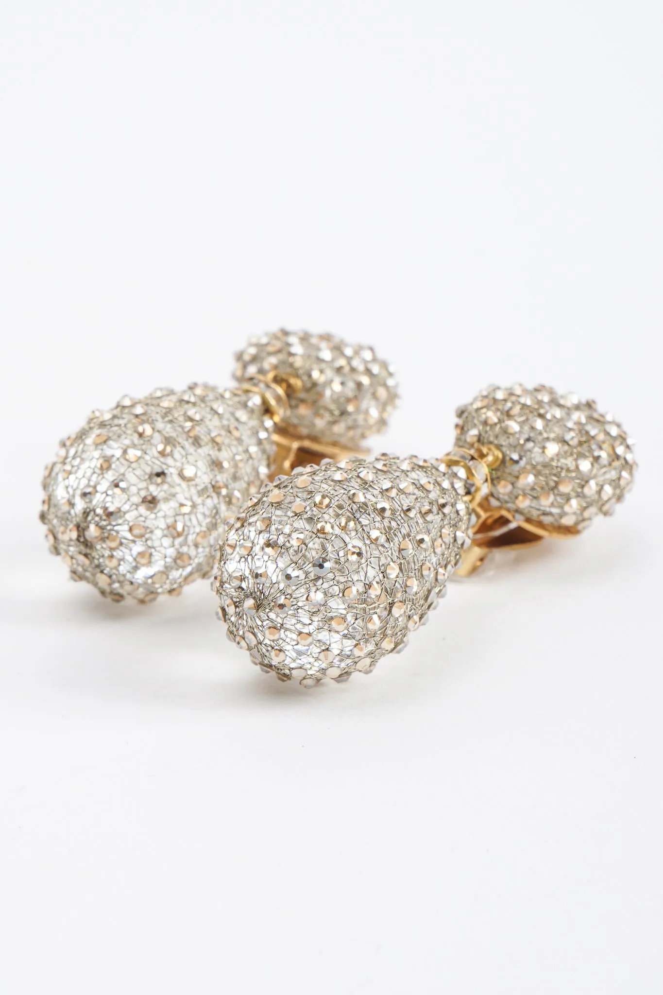 Crystal Smoke Drop Earrings