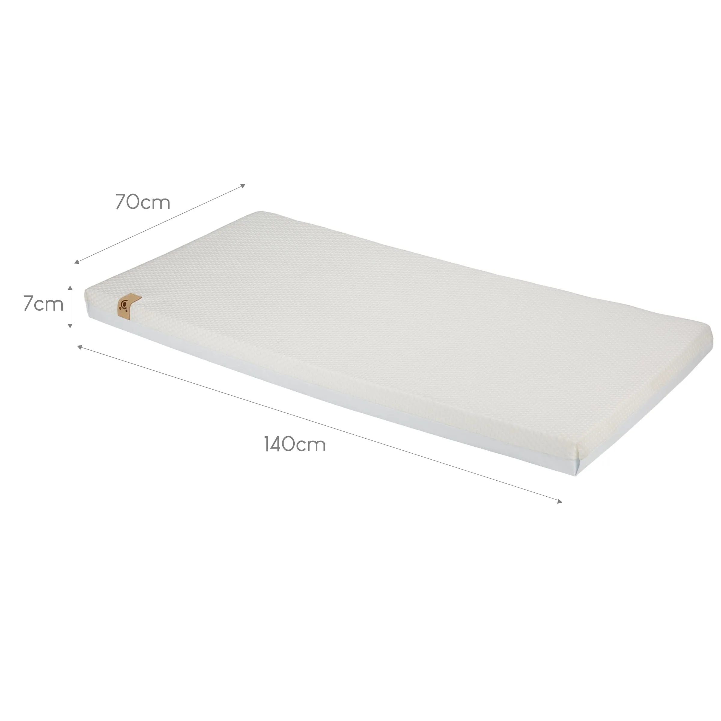 CuddleCo Lullaby Hypo-Allergenic Bamboo Foam Cot Bed Mattress