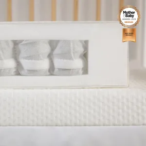 CuddleCo Signature Hypo-Allergenic Bamboo Pocket Sprung Cot Mattress 120 x 60cm