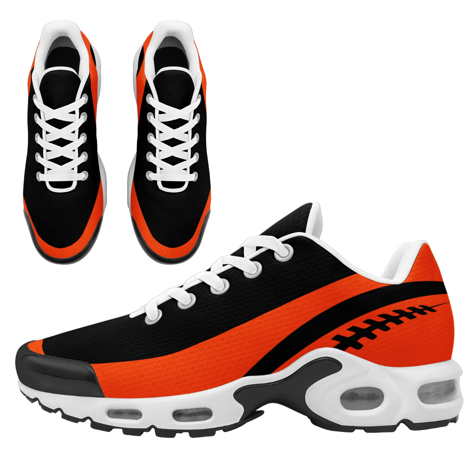 Custom Orange Black Jersey and TN Shoes Combo Offer Personalized ZH-D0200101-8