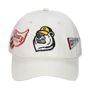 Cutty Men Webber Fashion College Peak Baseball Cap - White