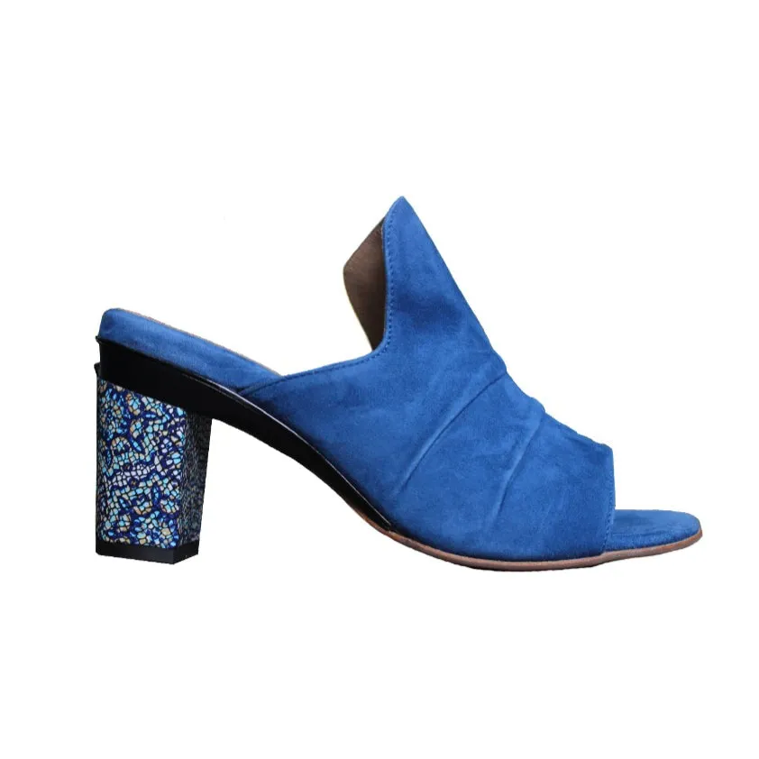 Cynthia Indigo Mule