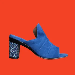 Cynthia Indigo Mule
