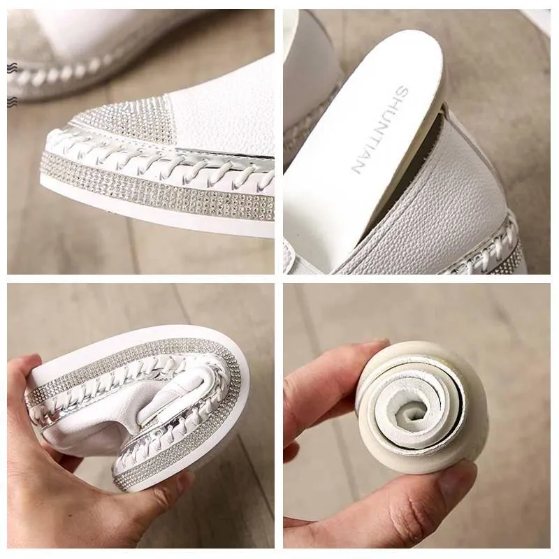 Damen Atmungsaktive Flache Schuhe