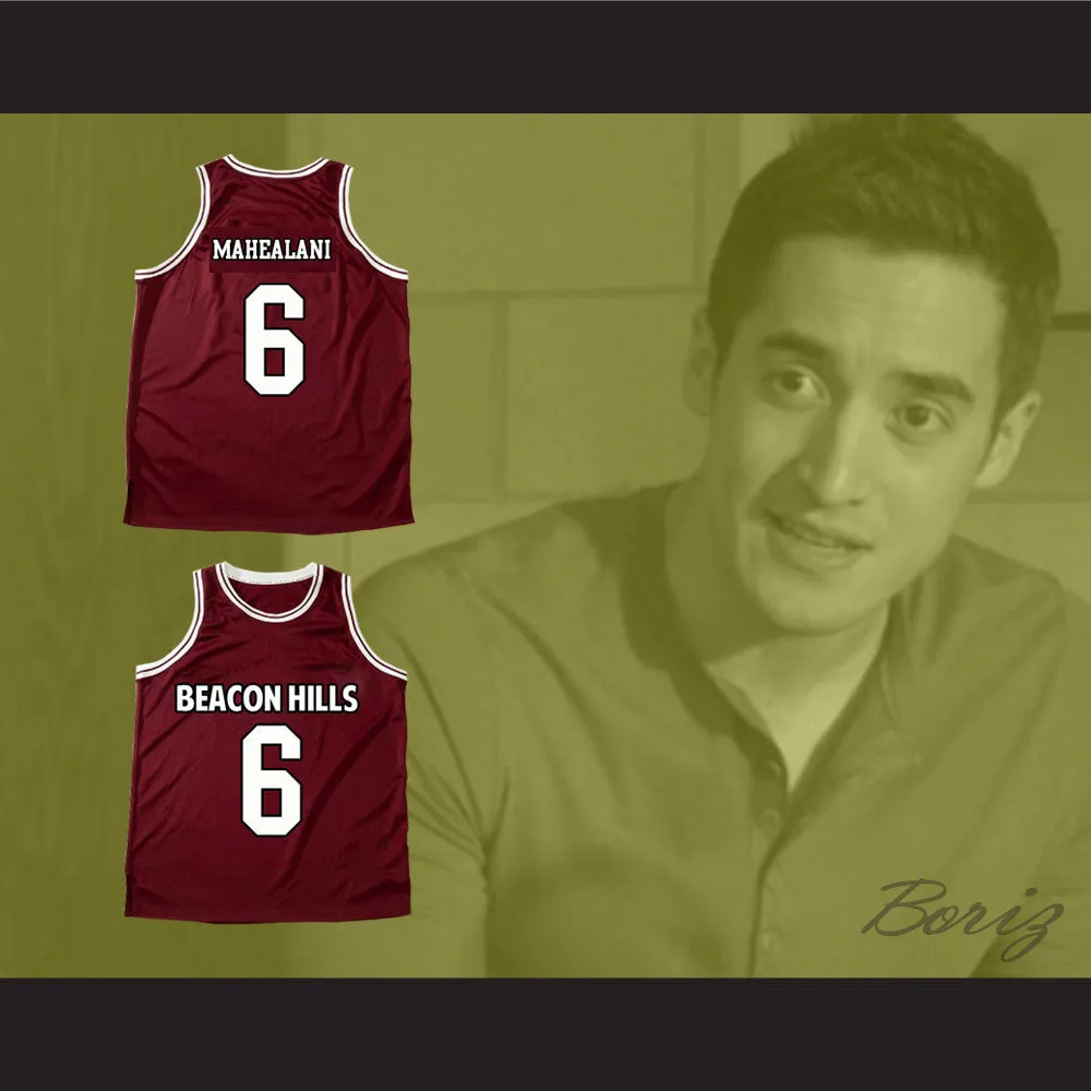 Danny Mahealani 6 Beacon Hills Basketball Jersey Teen Wolf