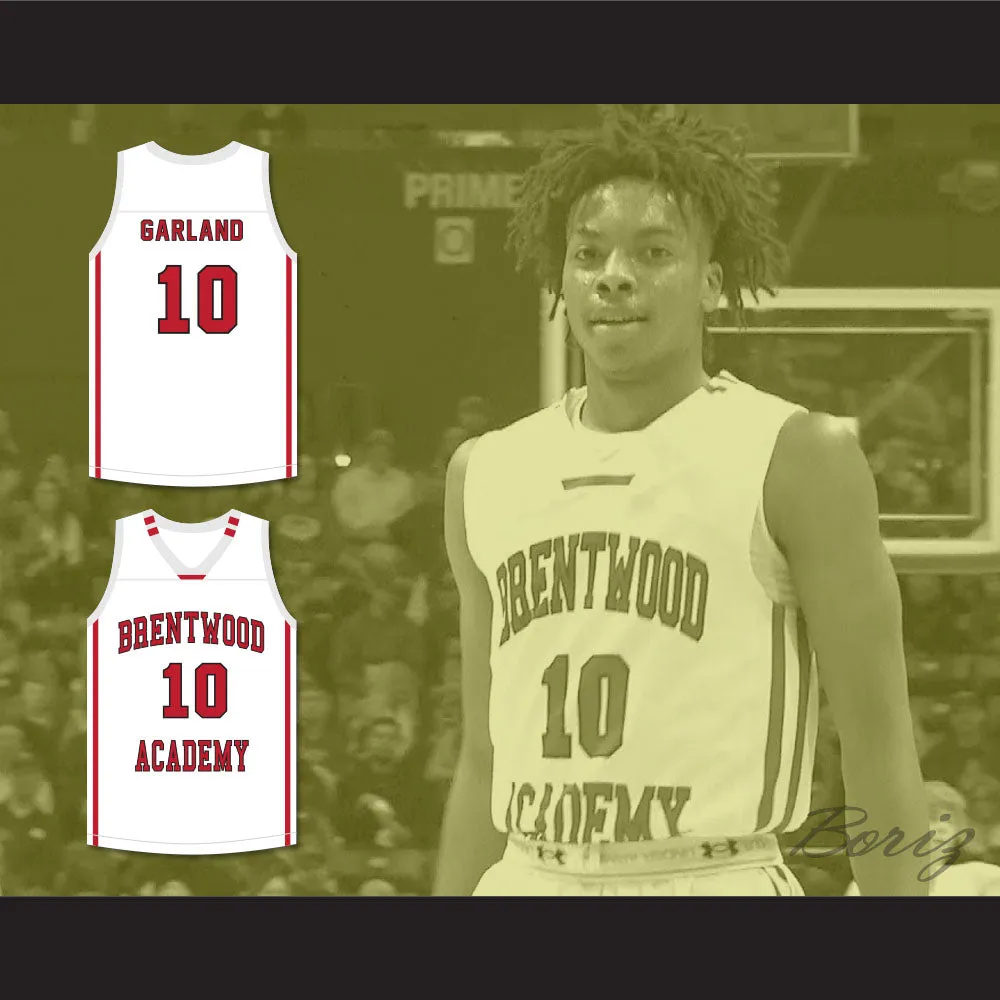 Darius Garland 10 Brentwood Academy Eagles White Basketball Jersey 2