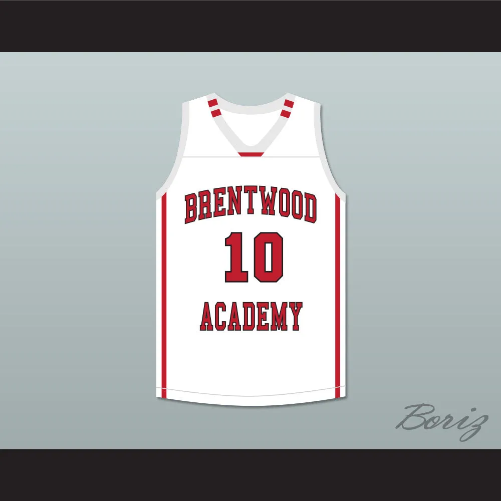 Darius Garland 10 Brentwood Academy Eagles White Basketball Jersey 2