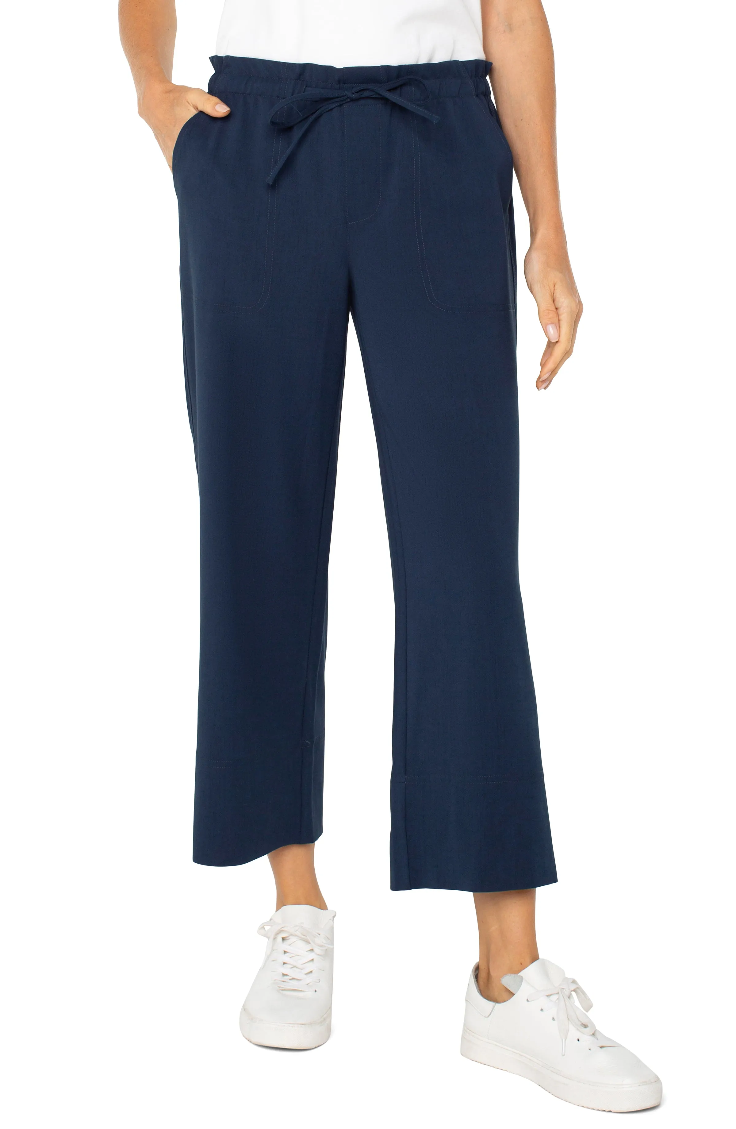 Dark Navy Pull On Pant