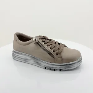 Dark Stone Tatter Leather Sneaker - RS3