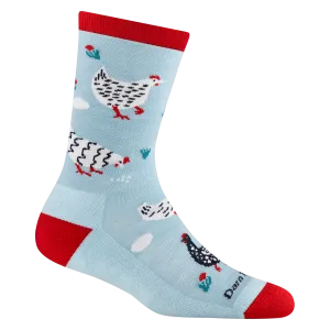 Darn Tough Womens Mother Clucker Crew Lightweight Lifestyle Socks