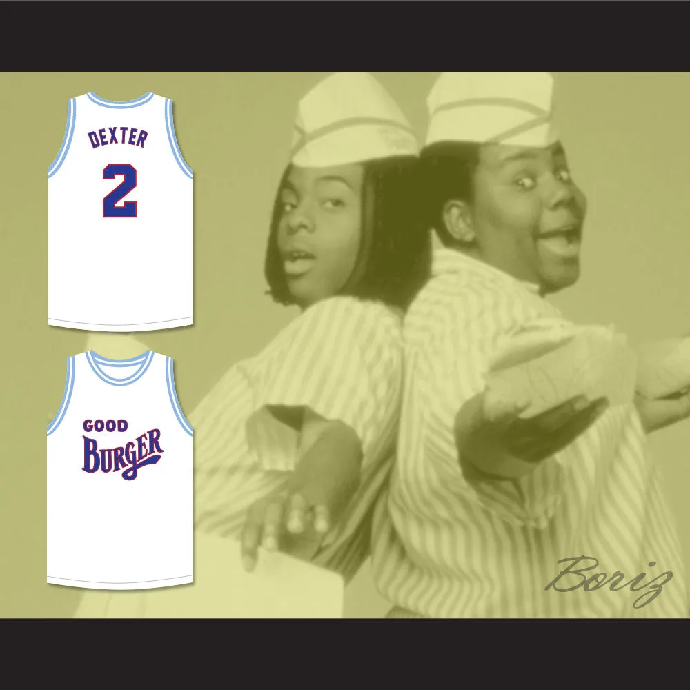 Dexter 2 Good Burger White Basketball Jersey