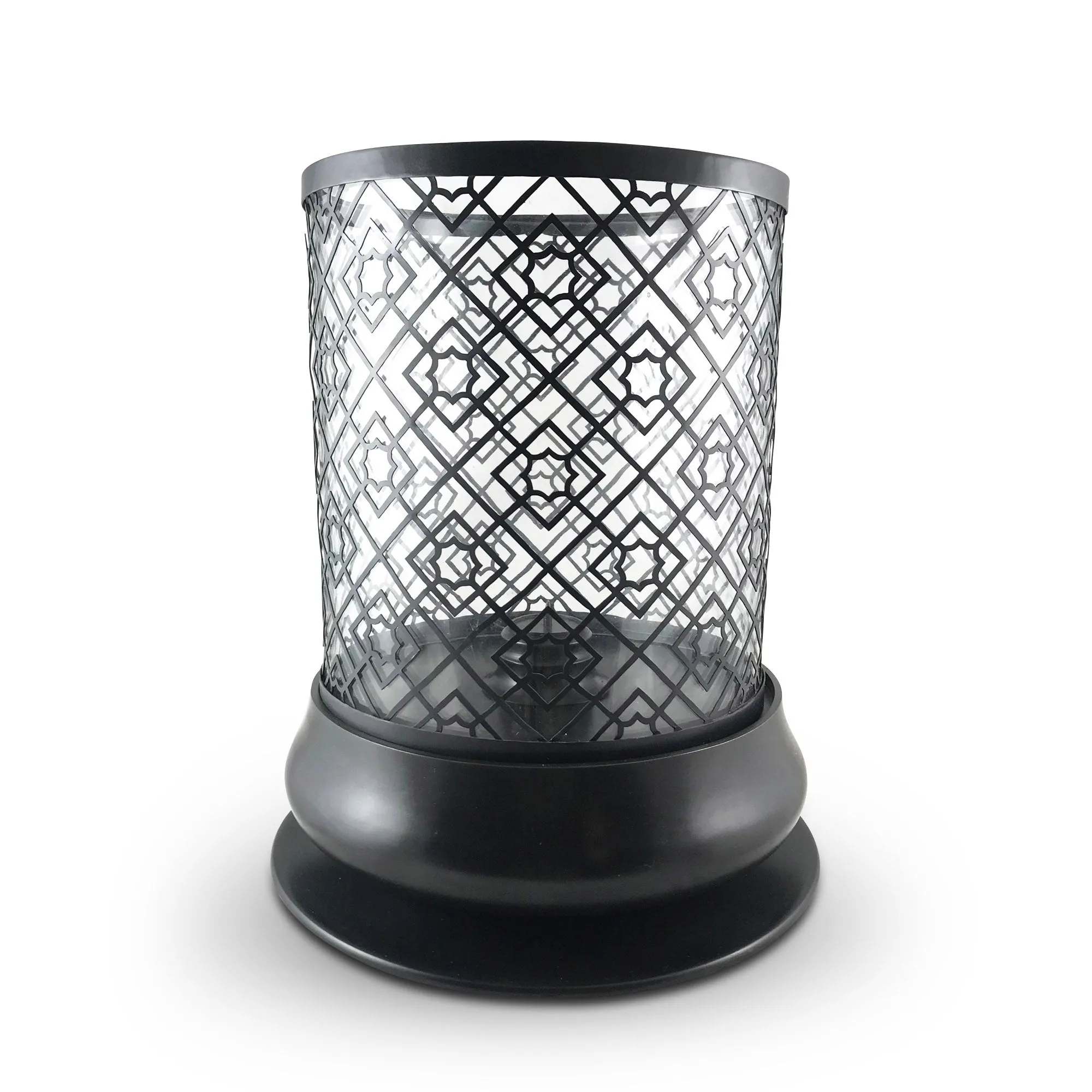 Diamond Hurricane Candle Holder w/ base
