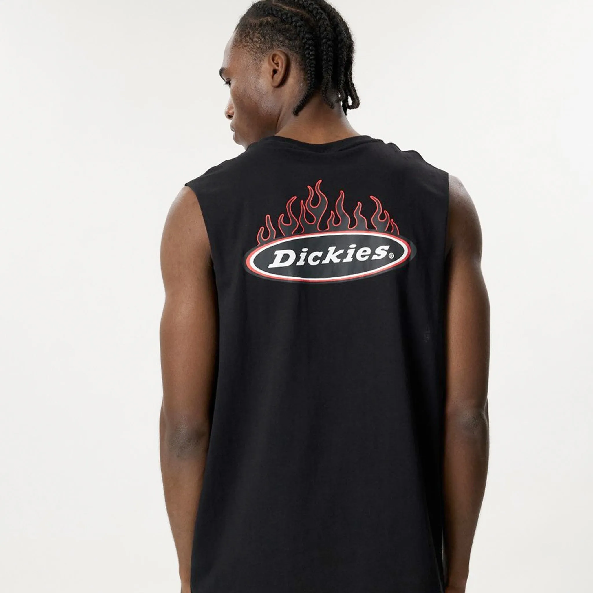 Dickies Fire Boy Muscle Tee Black