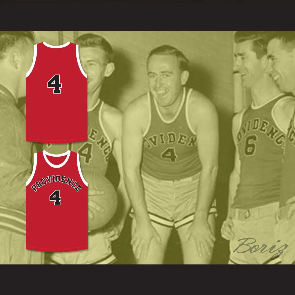 Dino Martin 4 Providence Steamrollers Red Basketball Jersey 1