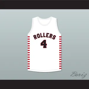 Dino Martin 4 Providence Steamrollers White Basketball Jersey 2