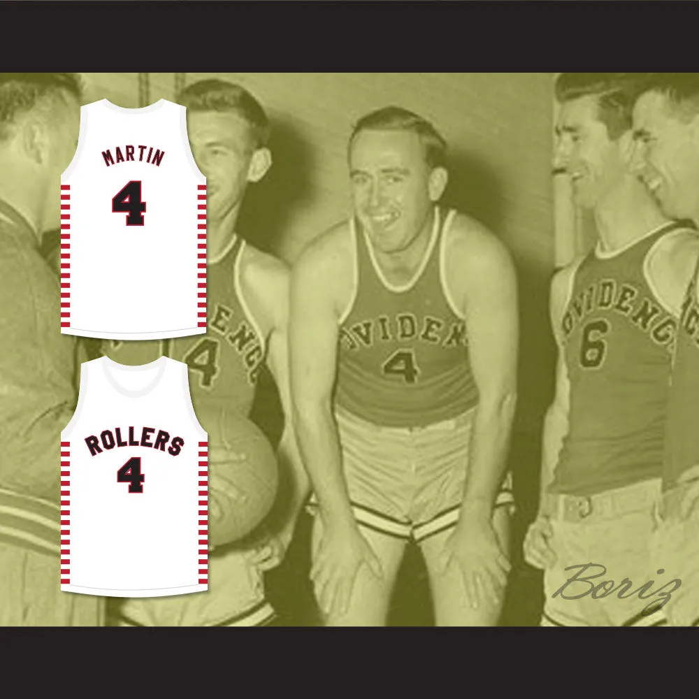 Dino Martin 4 Providence Steamrollers White Basketball Jersey 2