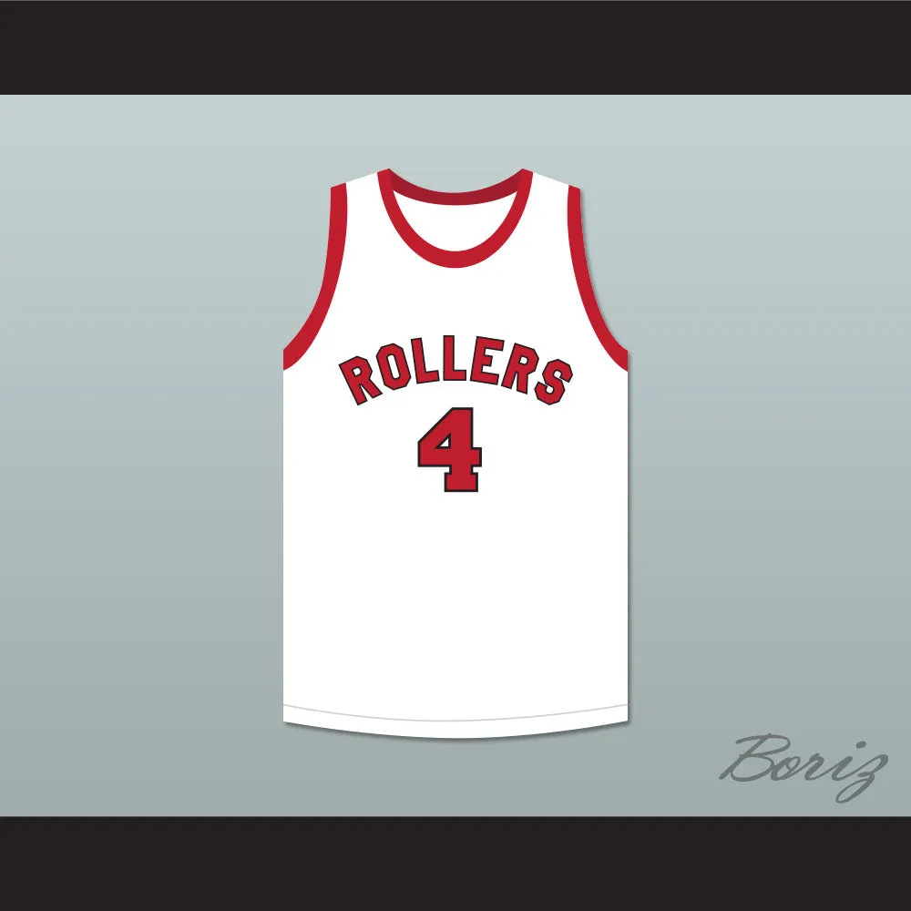 Dino Martin 4 Providence Steamrollers White Basketball Jersey 3