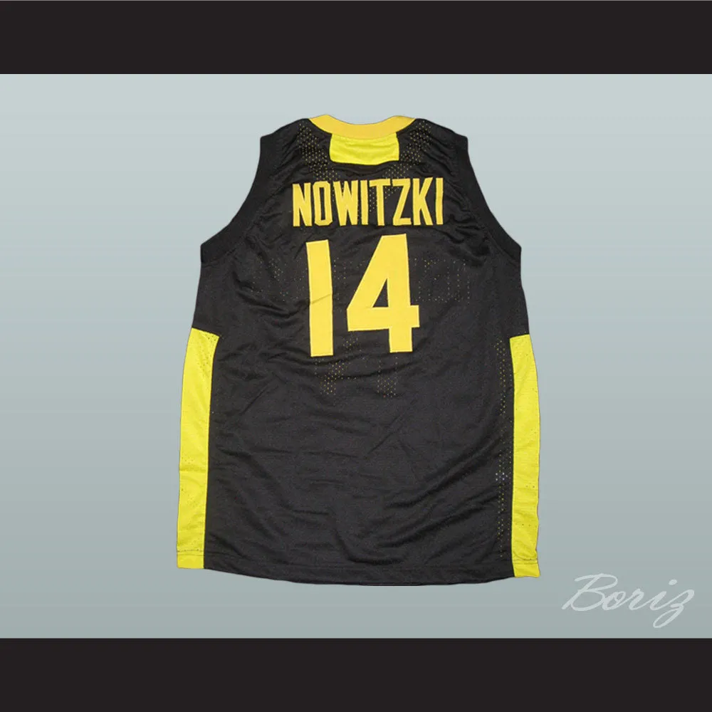 Dirk Nowitzki 14 Deutschland Black Basketball Jersey